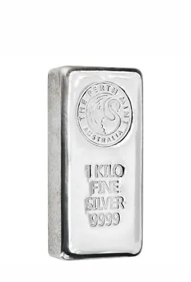 PERTH MINT 1kg Silver Bullion Cast Bar 99.99% Pure Silver • $1874