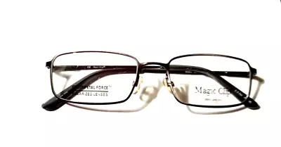 Magic Clip Eyeglasses M383 Gray Full Frame • $21.99