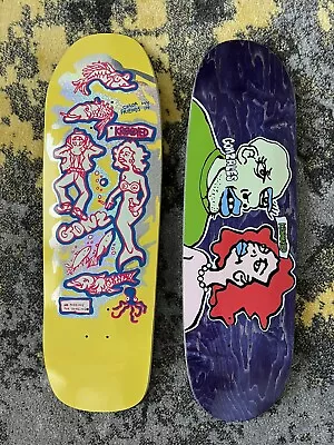 Two Mark Gonzales Krooked Decks. Sold Together. Brand New. DLX Skateboards • $200