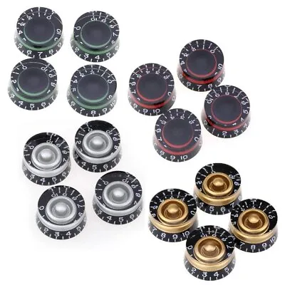 $7.77 • Buy Black Electric Guitar Speed Knobs For USA Les Paul Imperial Inch LP