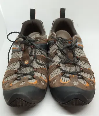 Merrell Mens Chameleon Stretch Slip On Brown Hiking Shoes Sneakers Size 11 EUC • $34.90