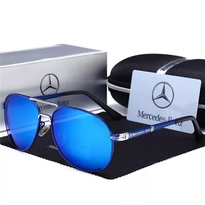 Car Logo Fashion Colorful Sunglasses Men Polarized UV Protection Driving • $49.04