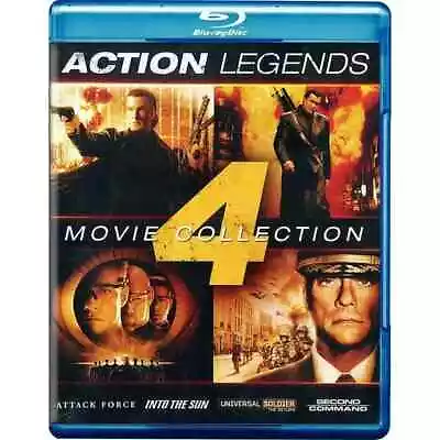 Action Legends 4-Movie Collection Blu-ray 2-Disc Set - Seagal & Van Damme • $7.49