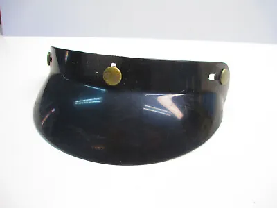 Vintage Bubble Visor Motorcycle 3 Snap Helmet Shade Shield Rare MADE IN USA  • $16.99