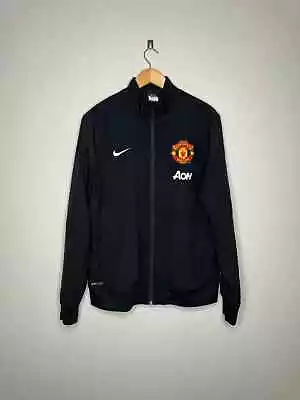 Rare Original Manchester United Jacket 2014/2015 L NIKE Football Shirt • £2.88