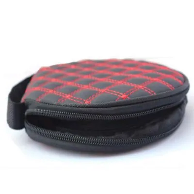  Portable Round Zippered Car/Home 20 CD DVD VCD Disc Holder Wallet Storage Bag • £7.83