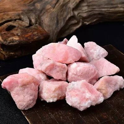 Raw Rough Pink Opal Chunks Healing Crystal Rocks Specimens For Jewelry DIY Gifts • $7.80