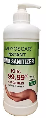 Hand Sanitiser Anti Bacterial Cleansing Gel 99.9% Kills Germs 1000ml/1L • $13.95