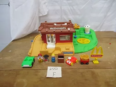 Vintage Fisher Price Little People McDonald’s Playset 2552 F  Extra 100% • $395