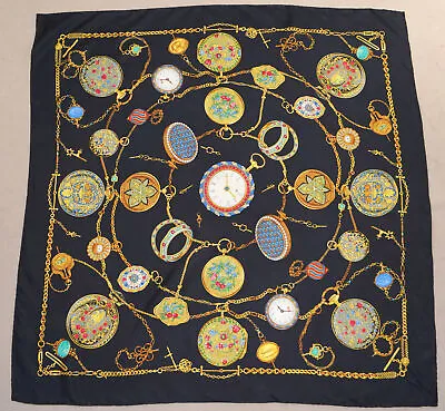 Gucci Silk Scarf - Pocket Watches Print Silk Carré • $179