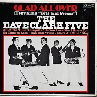 DAVE CLARK FIVE Glad All Over U.S. EPIC LP_original 1964 LN-24093 • £8.12