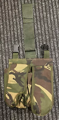 New Top Of The Range DPM Woodland X4 Magazine ACE System SA-80 Drop Leg Pouch • £24.95