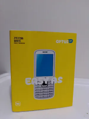 ZTE F286 White 2.4 Camera 3G Mobile Phone Bluetooth RARE Cell Phone • $106.80