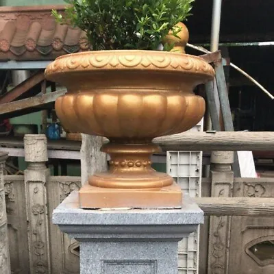 Large Urn Concrete Planter Mold Classic Garden Flowerpot Casting Plastic Mould • $269.89