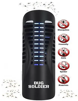 Bug Glue Trap Fruit Fly Gnat Indoor UV Pest Electric Insect Remover BugSoldier • $19.95