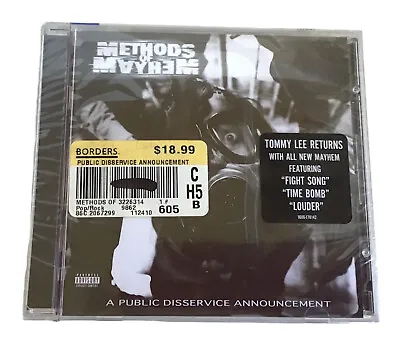 METHODS OF MAYHEM - A Public Disservice Announcement - CD New Read Des. • $25