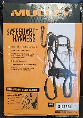 Muddy Safeguard Treestand Harness ULTIMATE HUNT-READY PACKAGE MSH400-XL NEW • $59.95