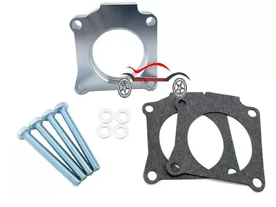 $49.99 • Buy Silver Throttle Body Spacer Fit 00-04 Toyota Corolla Celica Matrix Vibe 1.8L 