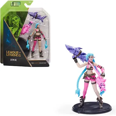 League Of Legends The Champion Collection 4in Jinx Collectible Figure Accessory • £9.99