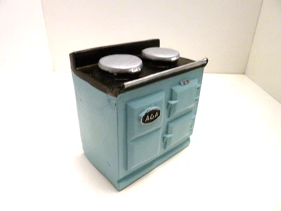 £7.82 • Buy Dolls House Resin Small Blue Aga Miniature 1:12th Scale Kitchen Appliance