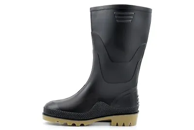 Boys/Girls Waterproof Wellington Boots Boys Wellingtons Girls Wellies Black Size • £12.99
