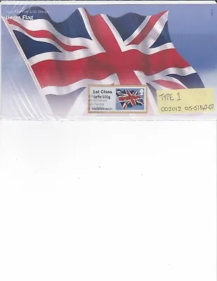 2012 USED TYPE 1 Union Jack Flag In A Post & Go Presentation Pack. • £0.99