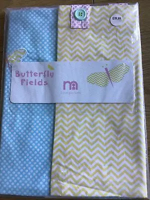 £8.95 • Buy Mothercare Butterfly Fields Cot Pockets For Cot / Cot Bed  🌟 BNIP 🌟