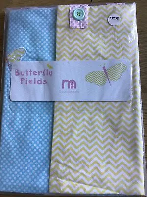 Mothercare Butterfly Fields Cot Pockets For Cot / Cot Bed  🌟 BNIP 🌟 • £8.95