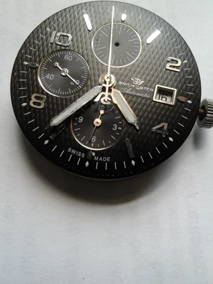 $299 • Buy Movement Swiss Eta Valjoux 7750, Automatic, Philip Watch Sunbrushed Rotor Runs