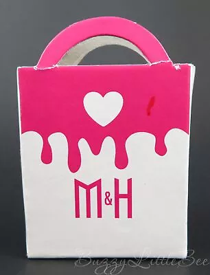 Monster High Doll Day At The Maul Pink & White Cardboard Shopping Bag • $7.49