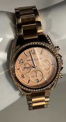 Michael Kors Watch Women's Blair Rose Gold - Very Small Wrist • $29.99