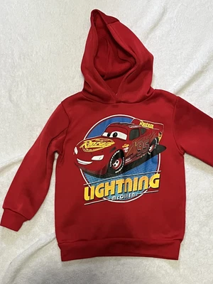 £6.59 • Buy Disney Cars Boys Size 5 Pull Over Hoodie Lightning Mcqueen