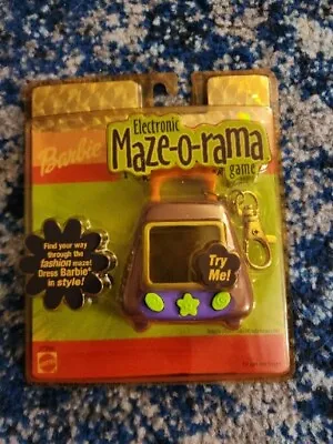 Barbie Maze-O-Rama Electronic Handheld Game Vintage *New/Sealed* - Dead BATTERY • $19.99
