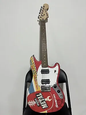 Limited Edition Snap-On Tool Electric Guitar Fender Squier Mustang Collectible • $269