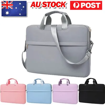 13 14 15 15.6 Inch Laptop Bag Shoulder Handbag Business Briefcase Laptop Covers • $8.35