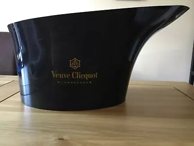 Veuve Clicquot Champagne Double Magnum Cooler/bucket Acrylic Rare Black • £49