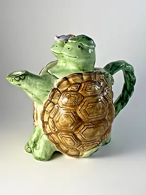 Vintage Otagiri Turtle Tango Teapot Designed By Mary Ann Baker • $19.95