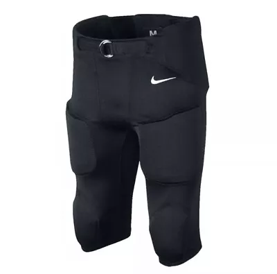 Adult Mens And Young S M L XL 2XL 3XL Black Integrated Football Pants • $13