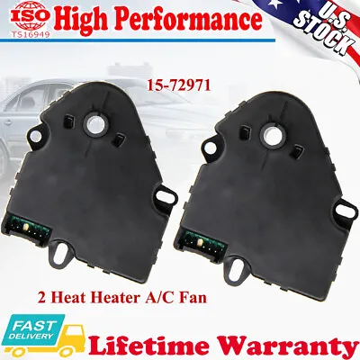 2Pcs Heat Heater Fan Air Vent Blend Door Actuator For Chevy GMC 15-72971 604-112 • $34.99
