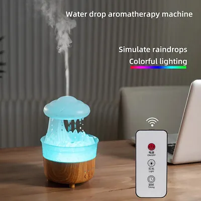 Rain Cloud Night Light Humidifier With Raining Water Drop Sound And 7 Color Led  • $49.99