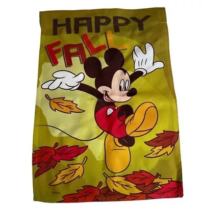 Disney Mickey Happy Fall Garden Flag Small • $12