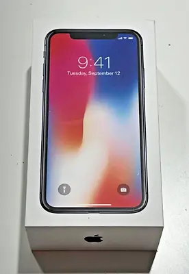  IPhone X 64GB Empty Box - Space Gray  Authentic  • $12