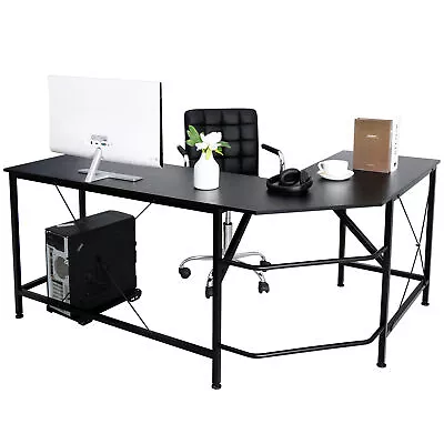 Computer Gaming Laptop Table L-Shaped Desk Corner Workstation Office Desk 66  • $53.59