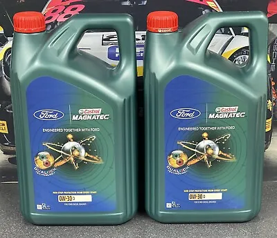 GENUINE FORD CASTROL 0W30 10ltr MAGNATEC OIL ECOBLUE ENGINES 157C37 15D5FF • £87.99