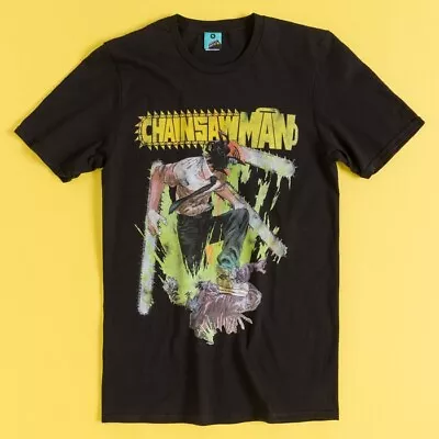 Chainsaw Man Black T-Shirt : XLXXL3XL4XL • £19.99