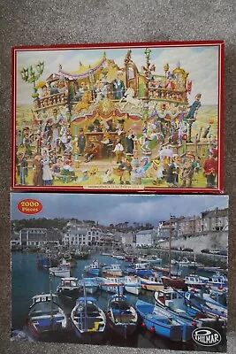 2 X 2000 Piece Vintage Jigsaw Puzzles • £11