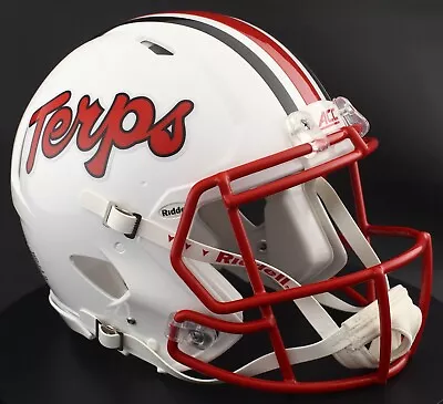MARYLAND TERRAPINS NCAA Riddell Speed Full Size REPLICA Football Helmet • $169.99
