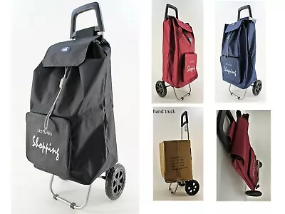 $29.95 • Buy NWT Large Capacity Light Weight Wheeled Shopping Trolley Push Cart Laundry Bag