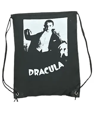 Dracula Universal Monsters Drawstring Gym Backpack • $14.99