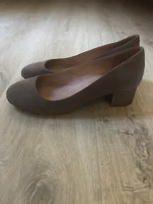 Madewell Ella Wooden Heels 7.5 Mink • $39